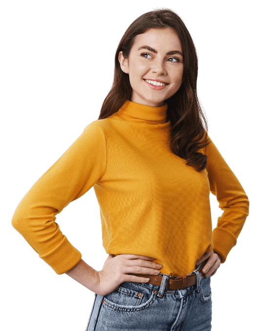 young-confident-woman-with-natural-light-make-up-holding-hands-waist-looking-left-empty-copy-space-staring-logo-smiling-standing-white-wall__1_-remove